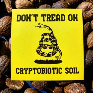 Don&#39;t Tread on Crypto Sticker LNT Desert Hiking