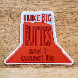 I like big buttes desert red rock sticker moab canyoneering rock climbing