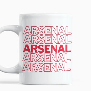 Arsenal Mug - Arsenal  Gift - Gift For Arsenal Fans - Gooners -  - Premier league Gift Idea