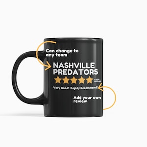 Tazza da caffè Nashville Predators, il miglior regalo per il fan dei predatori, regalo NHL
