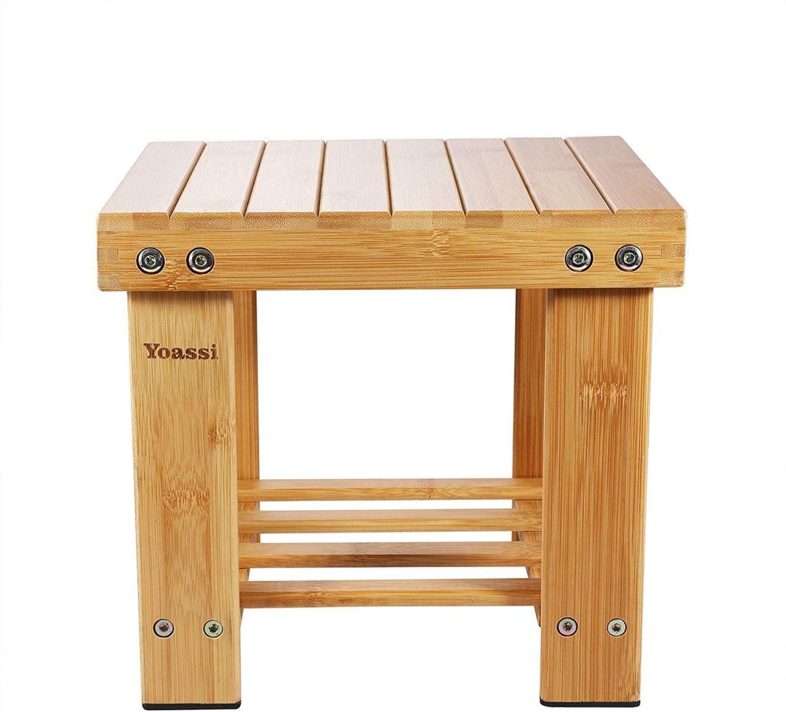 Heavy Duty Bamboo Multi Purpose Step Stool&Seat with a Storage Etsy