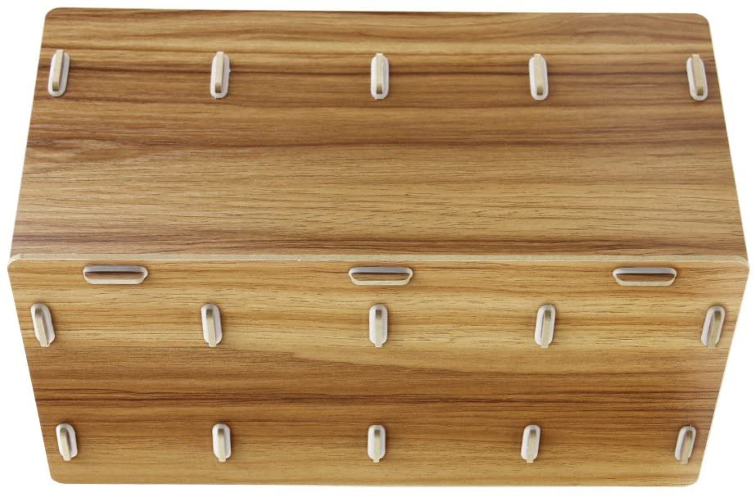 Desmontable de madera de 4 secciones caja de almacenamiento | Etsy