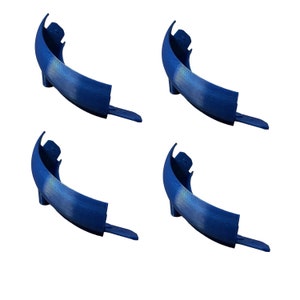 set of 4 x 90 degree banked turn curves Hot Wheels compatible track tracks