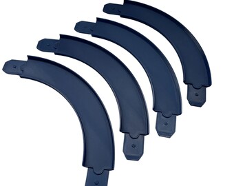 set of 4 x 90 degree flat turn track tracks Hot Wheels compatible
