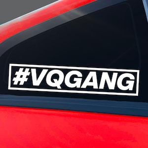 VQGANG Vinyl Aufkleber: Sisal Infiniti JDM Autoaufkleber