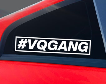 VQGANG Vinyl Decal: Nissan Infiniti JDM Car Sticker