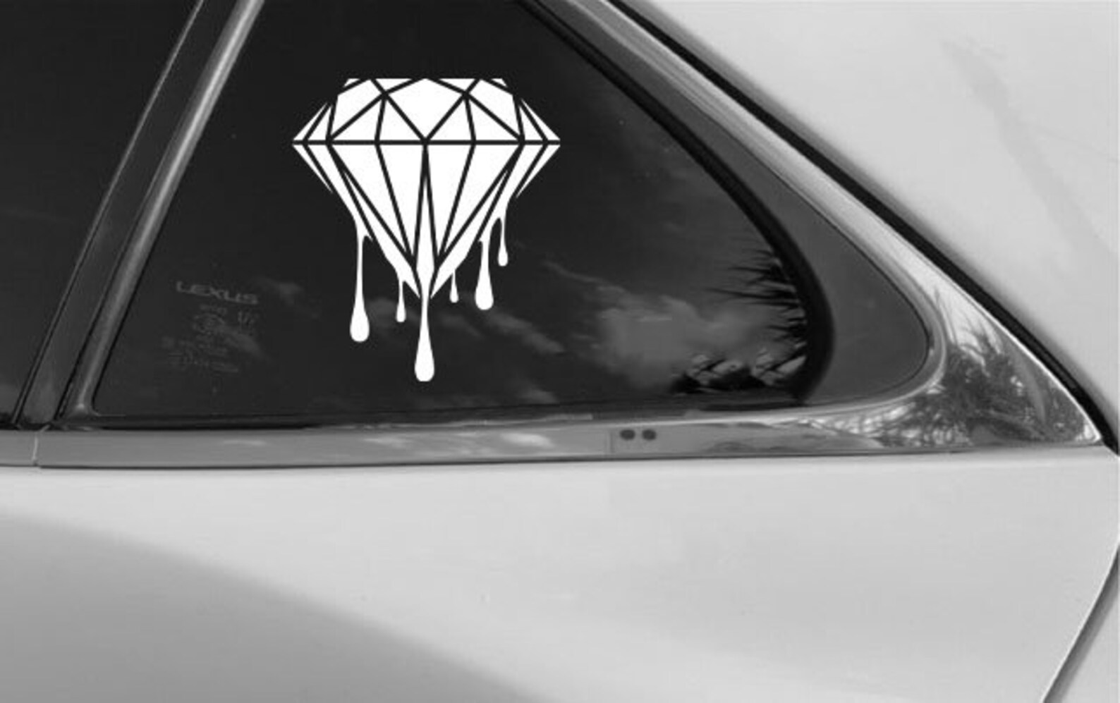 Diamond Drip Vinyl Decal | JDM Japanese Text Banner Exhaust Street ...