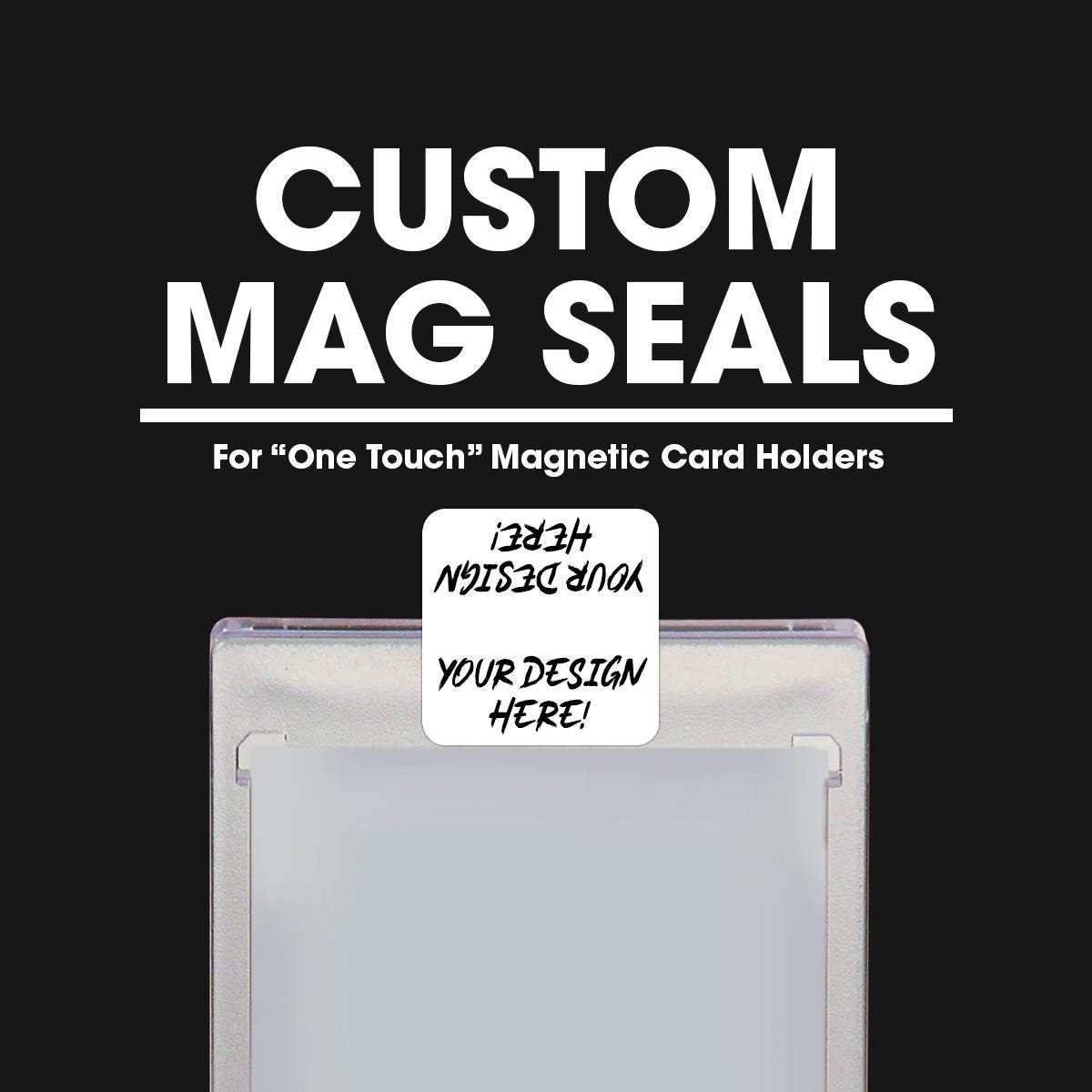 thumbnail image 2 of CF Magnetic Card Holder One-Touch Case | Green Border 35PT-360PT Sizes 2 of 6