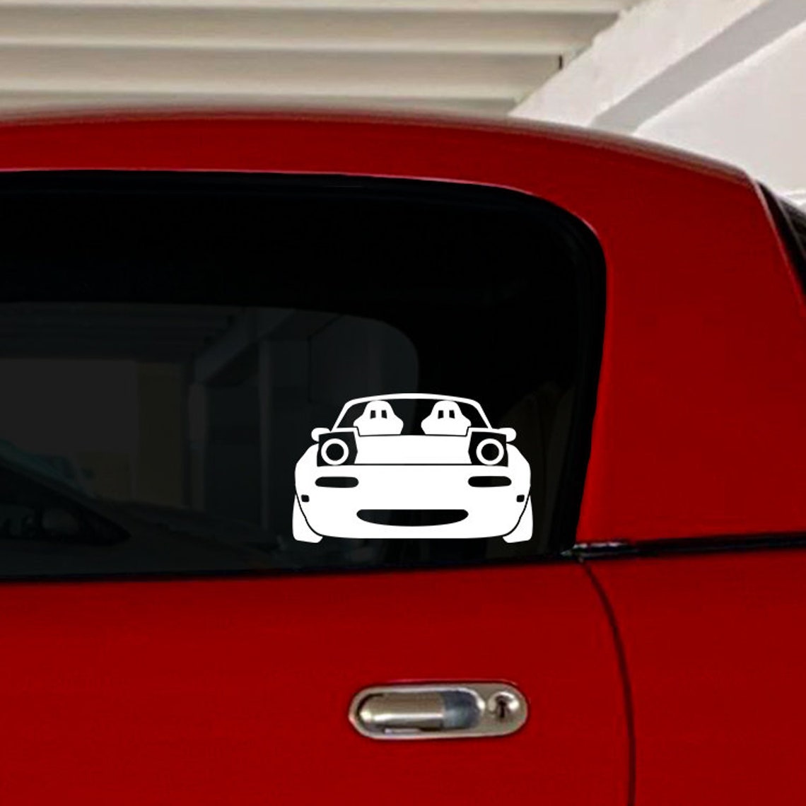 Mazda Miata Vinyl Decal Silhouette Street Racing Turbo Funny Etsy