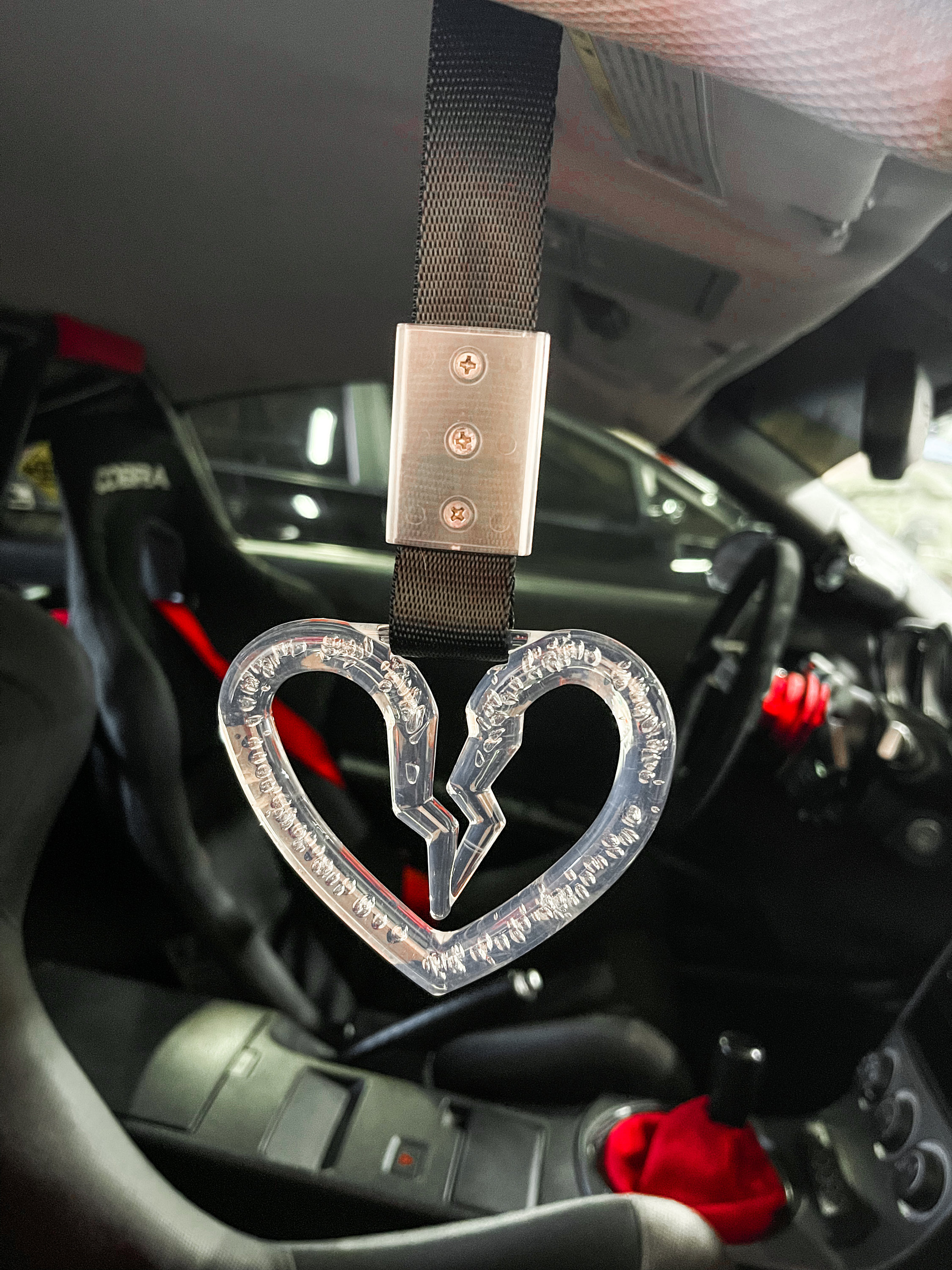 Broken Heart Tsurikawa | JDM Pull Handle Tow Hook Decoration for