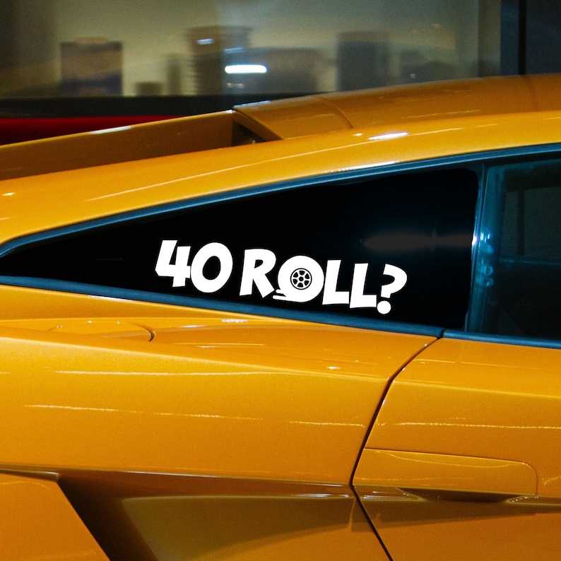 40 Roll Vinyl Decal | Street Racing Funny Car Window Personalized ...