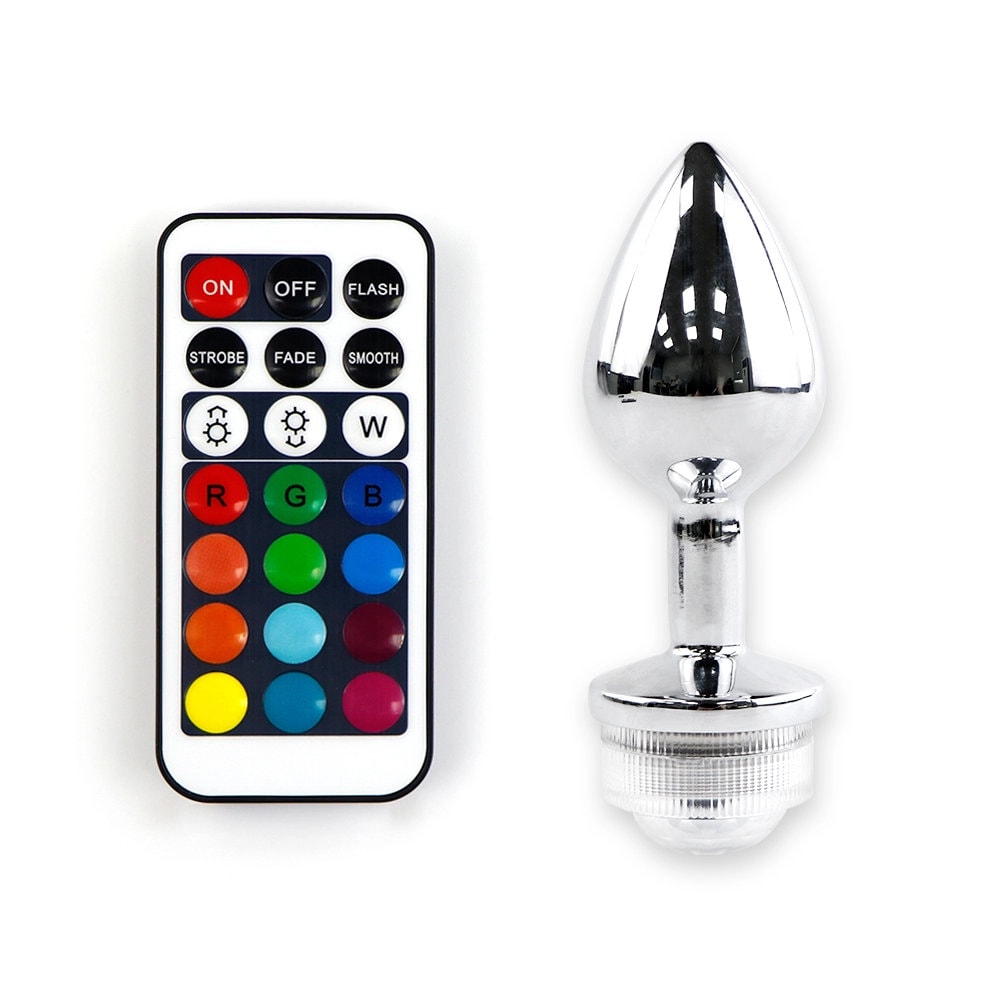Aluminum Alloy LED Light up Remote Control Anal Butt Plug Etsy UK
