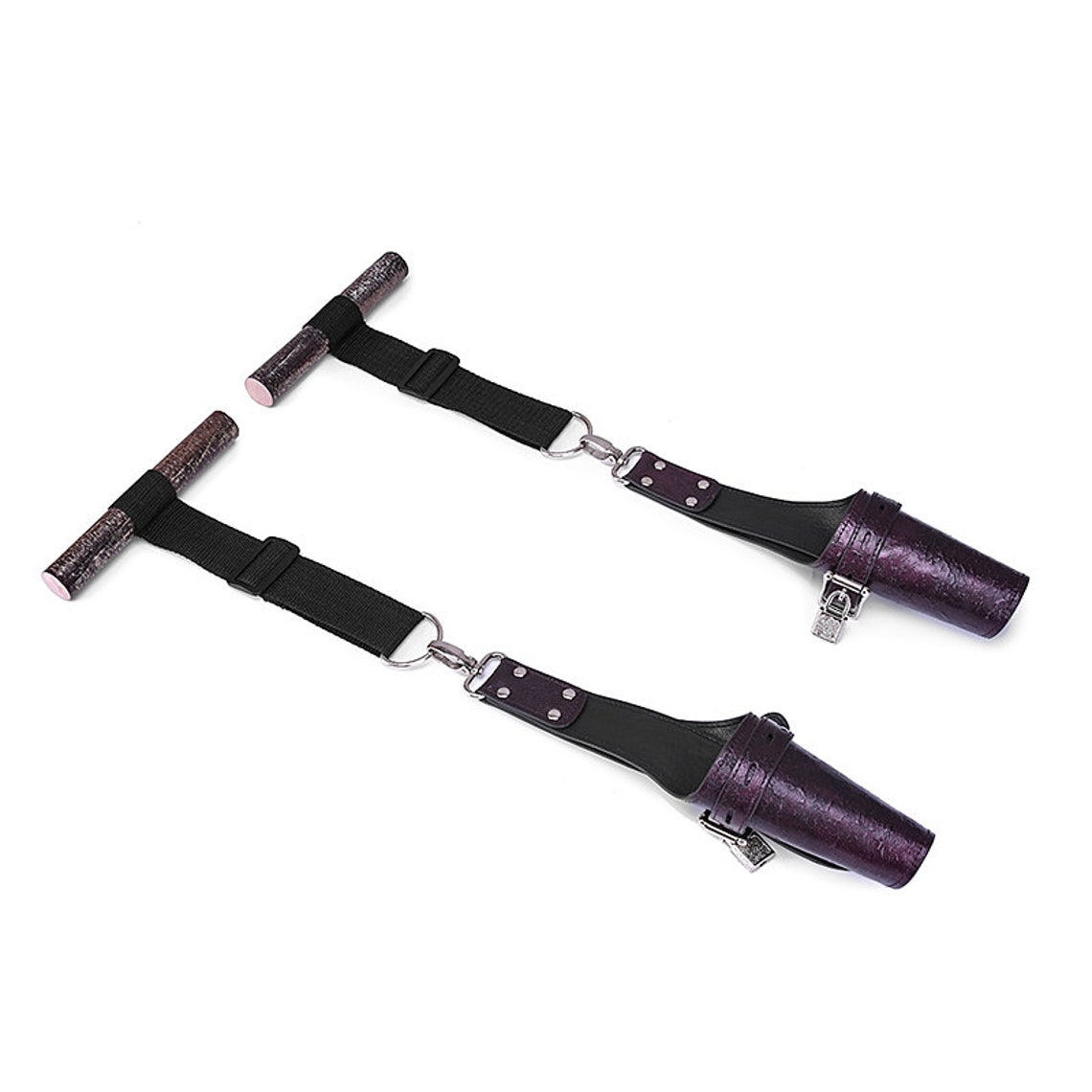 Genuine Leather Overthedoor Handcuffs Etsy