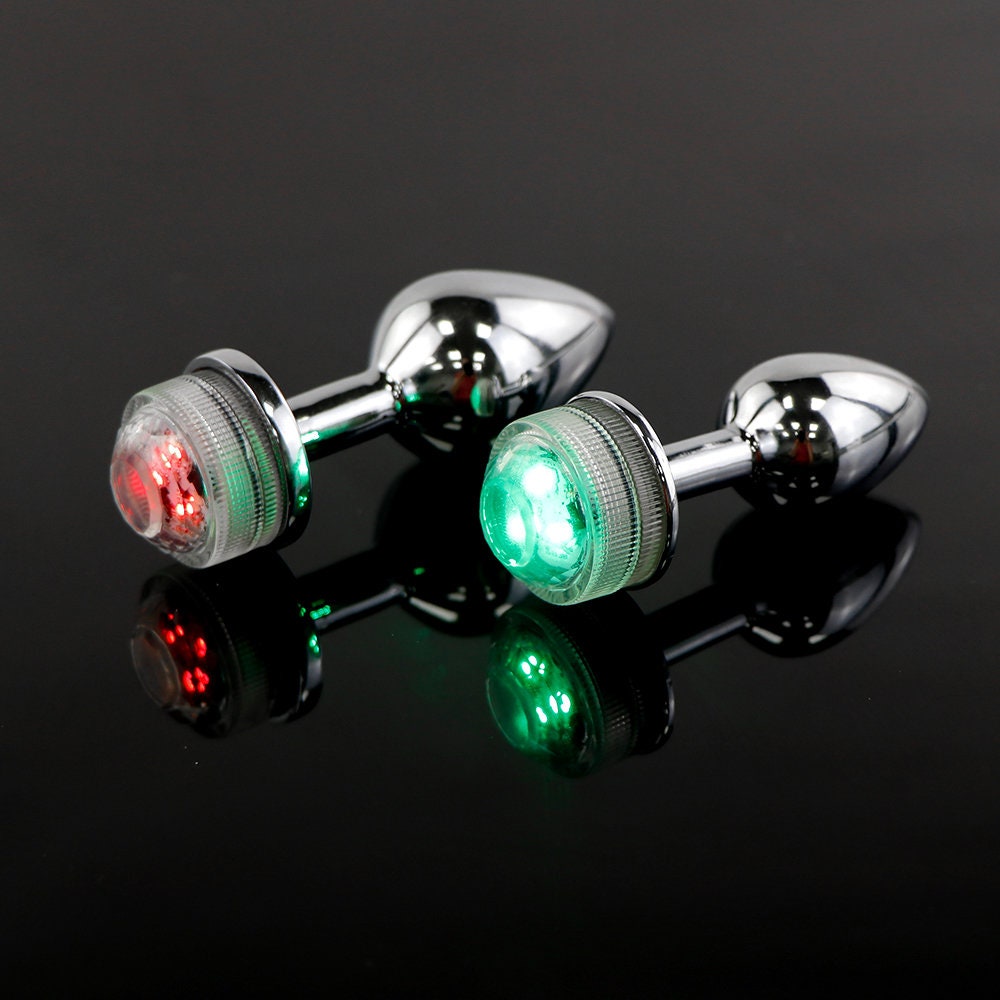 Aluminum Alloy Led Light Up Remote Control Anal Butt Plug Etsy<script async src=