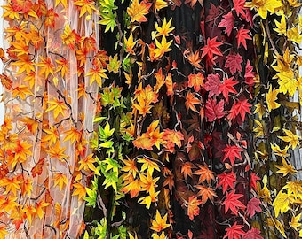 3D Maple Leaves Lace Tulle Fabric: Floral Embroidered Mesh, Stage Dresses Sewing Decor Material