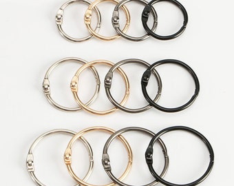 Metal Loose Leaf Binder Rings - Etsy