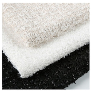 Tweed Fabric Thick Winter Tweed Fabric White Black Tweed - Etsy