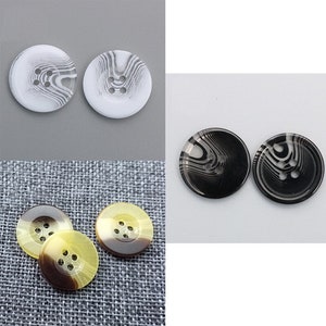 Marble Buttons, 20/50PCS 9/10/11.5/12.5/20MM Four Hole Buttons, Marble Pattern Button, DIY Sewing Accessories, Shirt Button