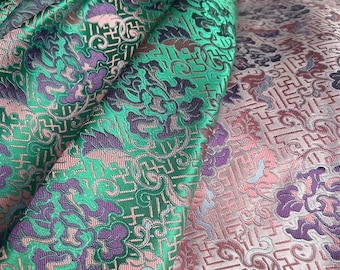 Floral Brocade Fabric: Chinese Style Jacquard Brocade, DIY Sewing Upholstery Material