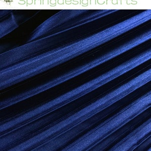 Pleated Satin Fabric By The Yard: Solid Color Dress Material, Fashion Sewing Craft Fabric