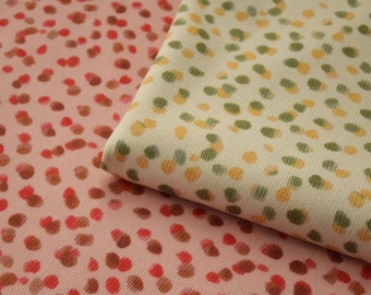 Dot Polyester Corduroy Fabric: 21 Wale, DIY Clothes Trousers Sewing Craft Upholstery Decor Material