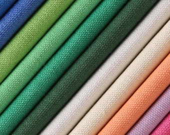 Thick Polyester Cotton Duck Canvas Fabric: Bags Sofa Chair Cushion Upholstery Sewing Craft Material