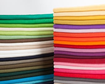 Plain Cotton Linen Fabric: Dresses Shirt Garments Sewing Material, Craft Upholstery Fabric, By The Yard