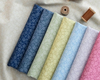Floral Cotton Plain Weave Fabric: Chinese Style, Dresses Shirt Clothes Sewing Craft Upholstery Material