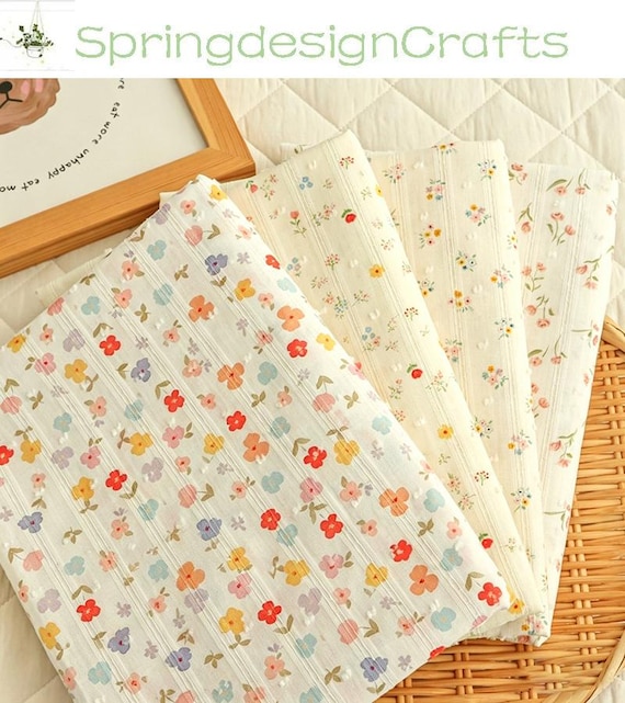cotton material for dresses Floral Swiss Dot Fabric: Stripe Jacquard, Blouse Sewing Material, Craft Upholstery Fabric cotton cloth material The making of Hermione’s closet_96564 purpose sewing projects. Select Sneaker Size:44