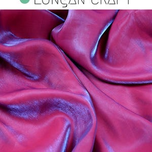 Gradient Satin Fabric: Soft Shiny Sewing Material, DIY Craft Upholstery Fabric