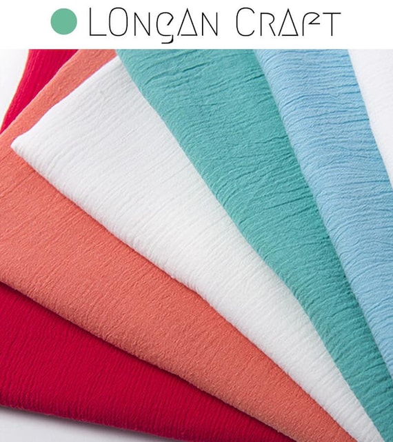 Cotton Crepe Fabric: Soft Washed Material for Sewing Dresses - Etsy Sweden Cotton Crepe Fabric: Soft Washed Material for Sewing Dresses - Etsy Sweden