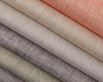Golden Silk Linen Fabric By The Yard: 160GSM, DIY Dresses Shirt Garments Sewing Craft Material