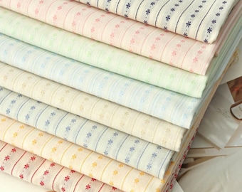Snowflake Stripe Jacquard Cotton Fabric: Dresses Garments Sewing Fabric, Curtain Upholstery Craft Material