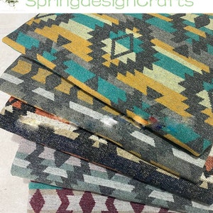 Westliche Geometrie Jacquard Tweed Stoff: DIY Mäntel & Kleider