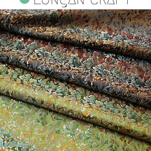 Floral Jacquard Brocade Fabric: Polyester Sewing & Upholstery Material