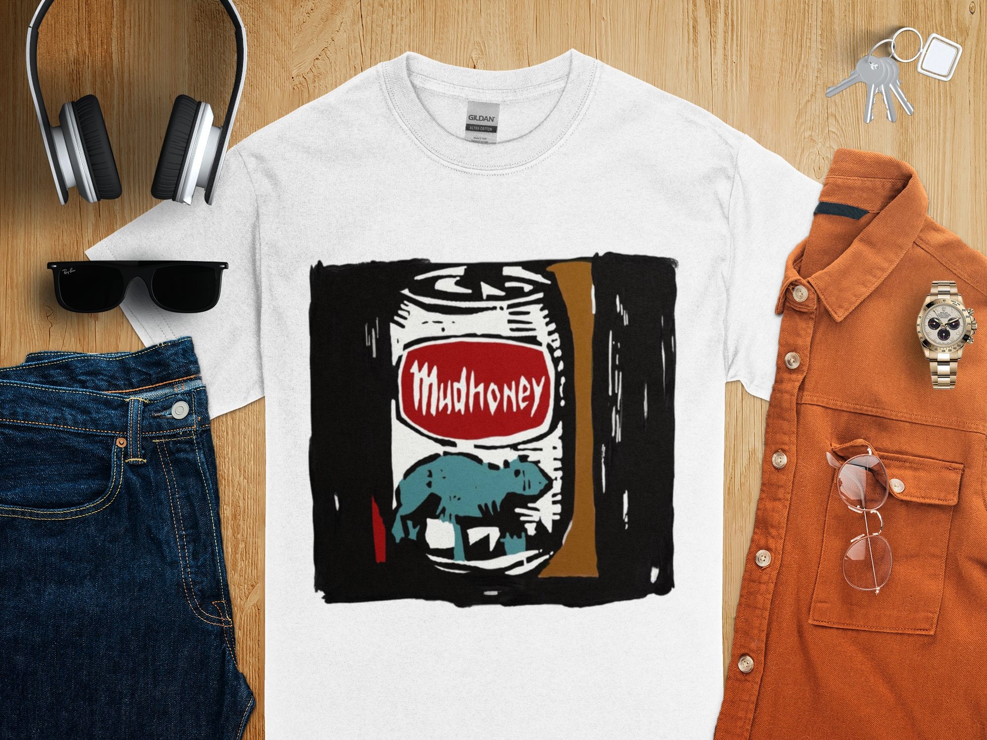 Vintage Mudhoney Band T-shirt: 90s Grunge Music Tee - Etsy