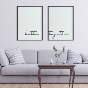 better together instant download digital print