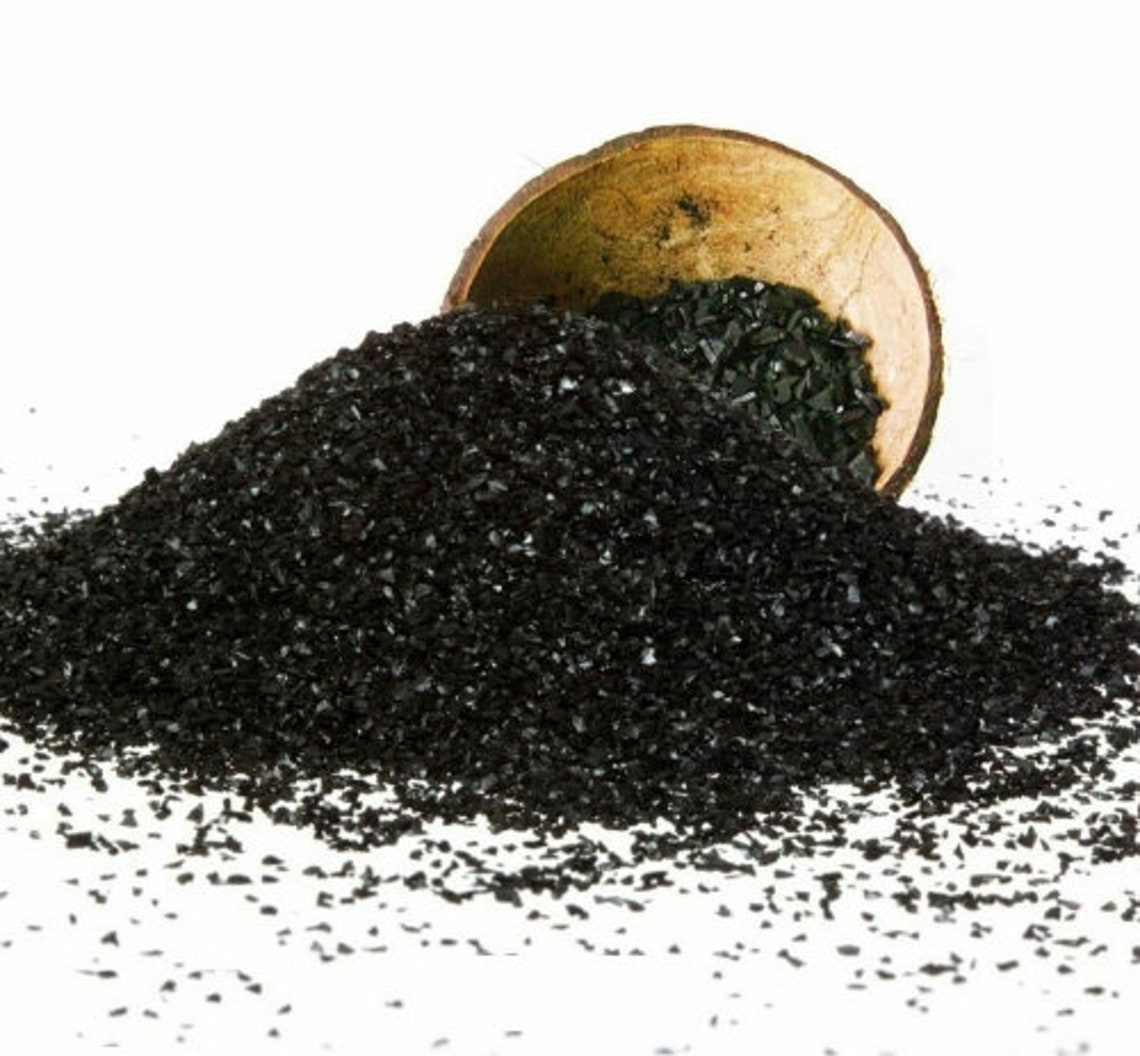 Ceylon Coconut Shell Charcoal Activated Carbon Chips Activated Etsy