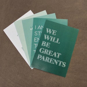 Cartes d'affirmation FIV pour les couples et la fertilité - Imprimable