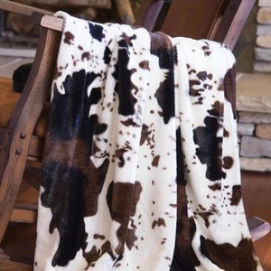 Genuine cowhide blanket sales
