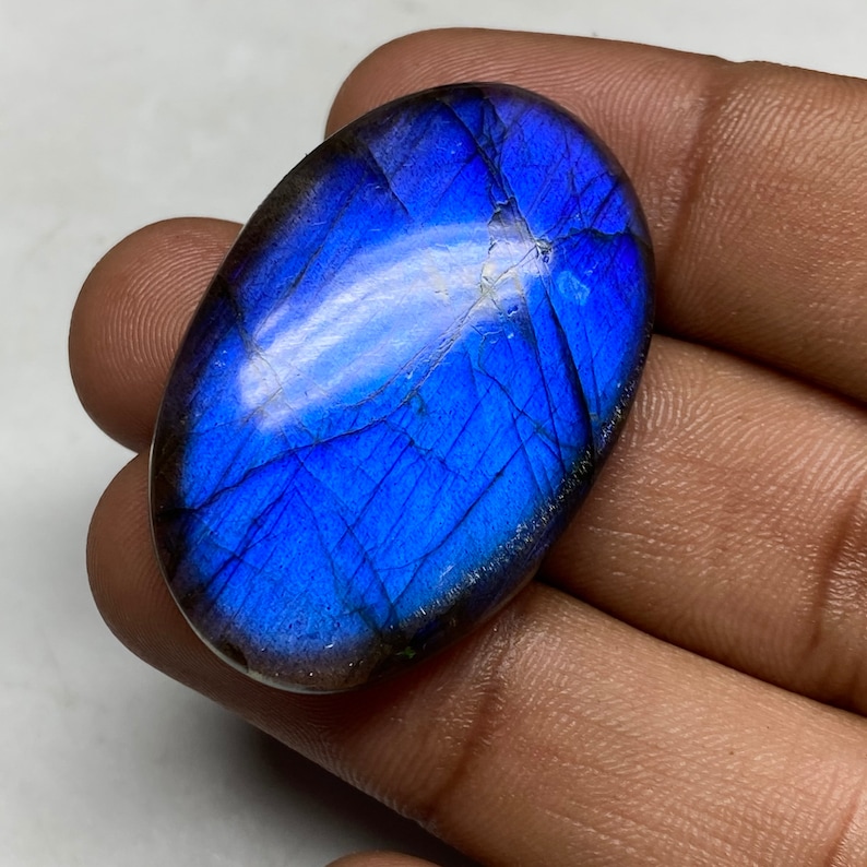 Amazing Gold Flashy Labradorite Cabochon Gemstone Oval Shape Handmade Gemstone Flashy Labradorite Size 35x19x7 MM Wholesale Labradorite