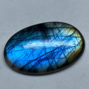 Quality 100/% Loose Gemstone For Making Jewelry 66 Cts 36X26X8 mm HA-38 Natural Multi Labradorite Oval Shape Cabochon AAA