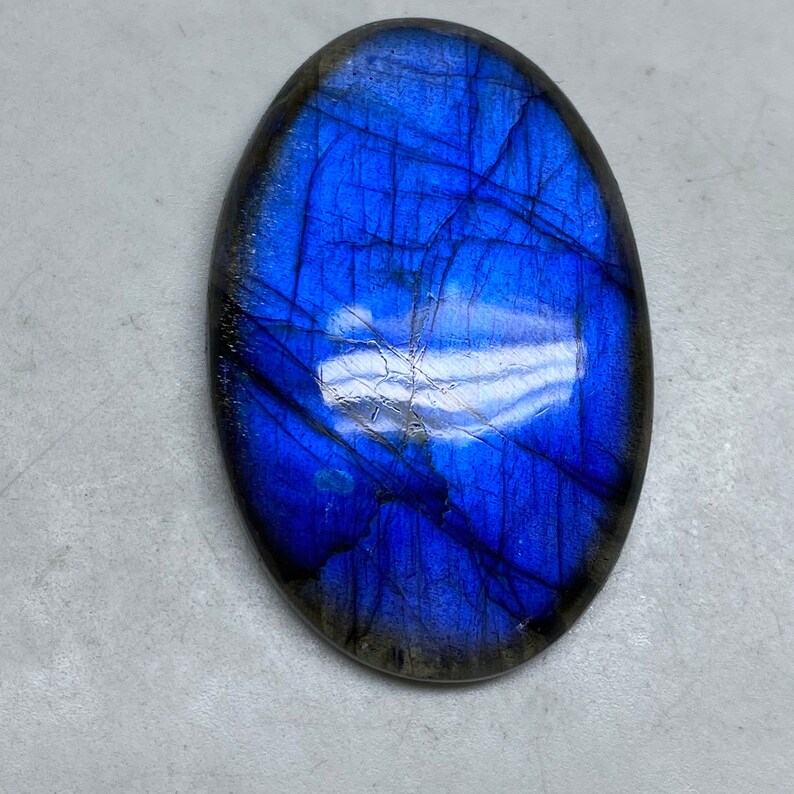 Amazing Gold Flashy Labradorite Cabochon Gemstone Oval Shape Handmade Gemstone Flashy Labradorite Size 35x19x7 MM Wholesale Labradorite