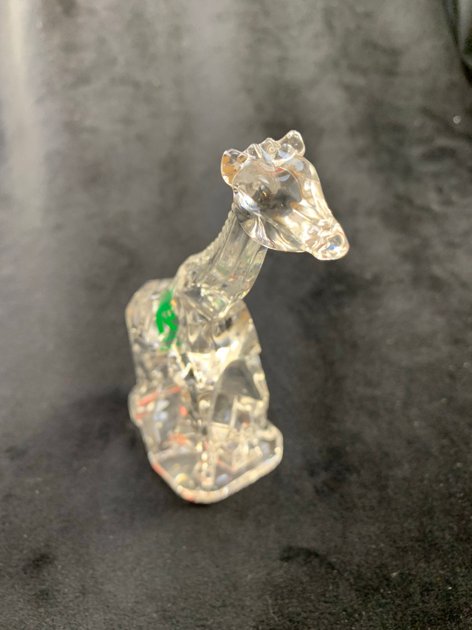 Vintage Crystal Giraffe Made in Italy Etsy
