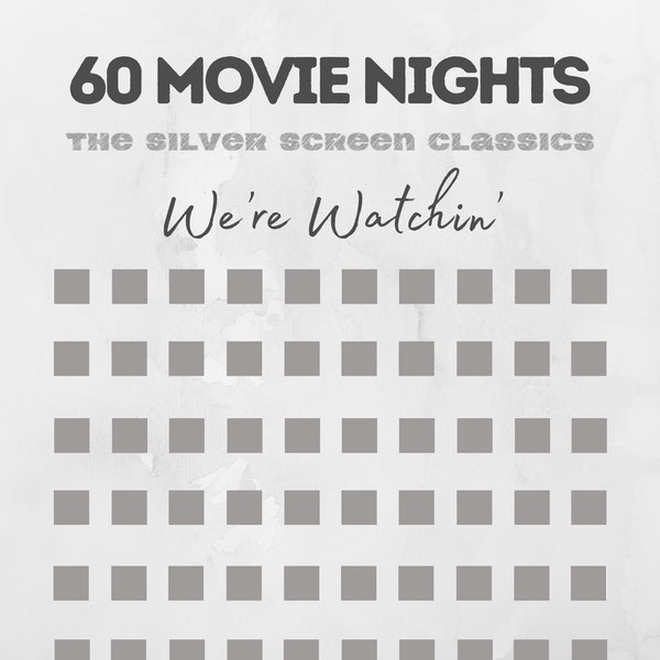 Screen Printed Movie Poster Etsy