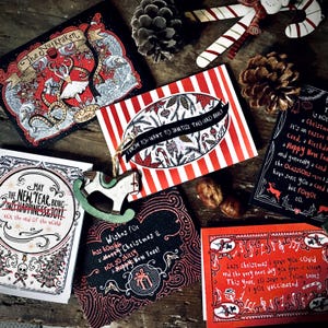 Set von 3, 5 oder 8 Weihnachtskarten, 3er Set, 5er oder 8er Set, Weihnachtskarten, Set von 3, 5 oder 8 Weihnachtskarten