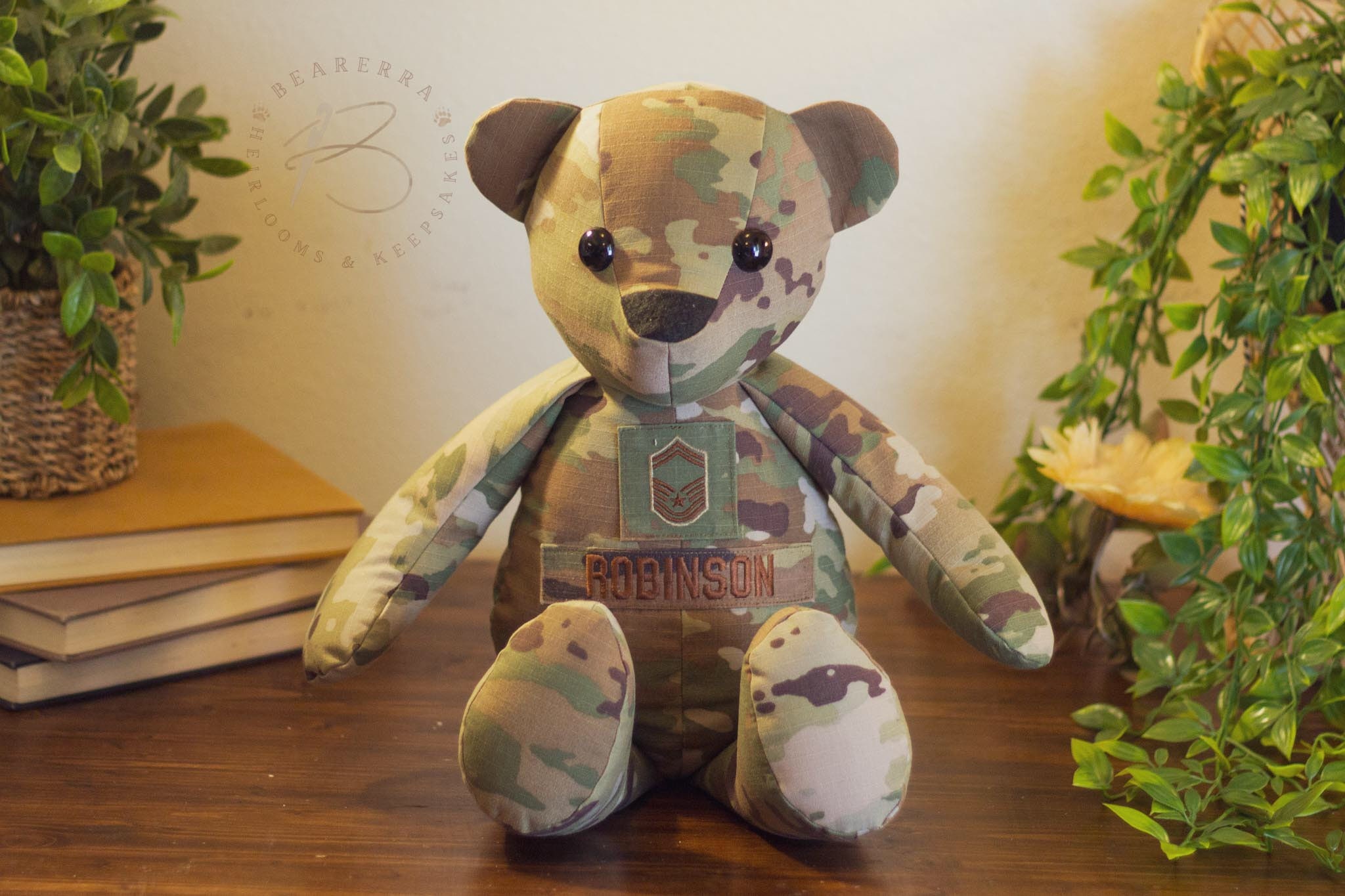 Custom Memory Bear Made From Military Uniform Keepsake Bear | Etsy