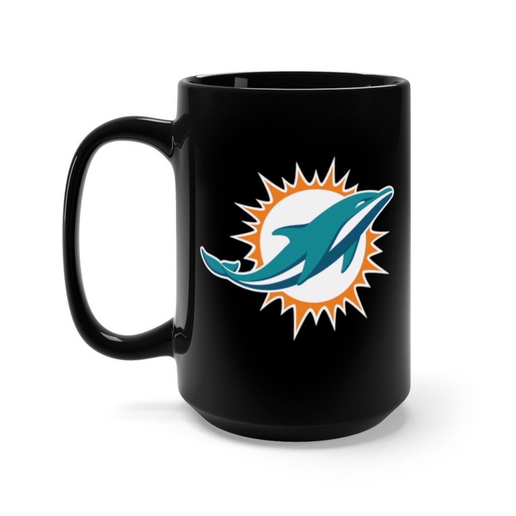 Miami Dolphins Mug Miami Dolphins Mug NFL Mugs Football Etsy