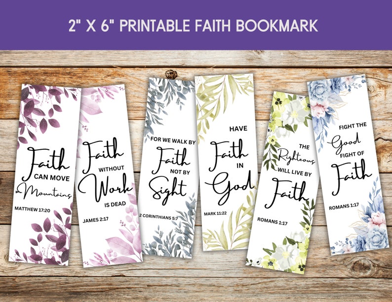 Printable Bible Verse Bookmarks Christian Scripture Quotes Faith Printable Bible Verse Bookmarks Christian Scripture Quotes Faith