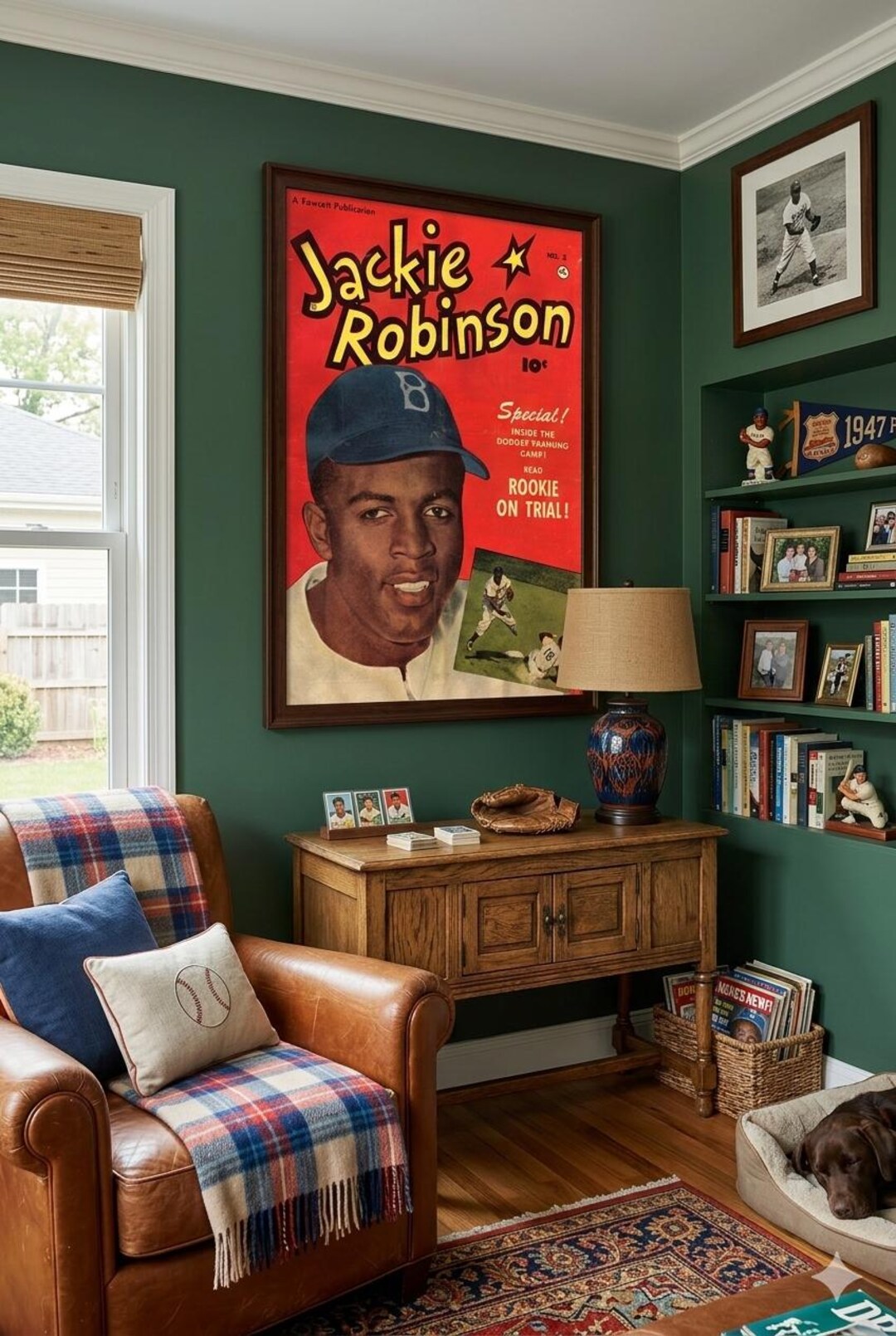 Jackie Robinson Vintage Comic Cover Poster Reprint - Etsy